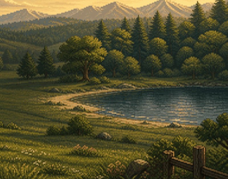 Valley and water